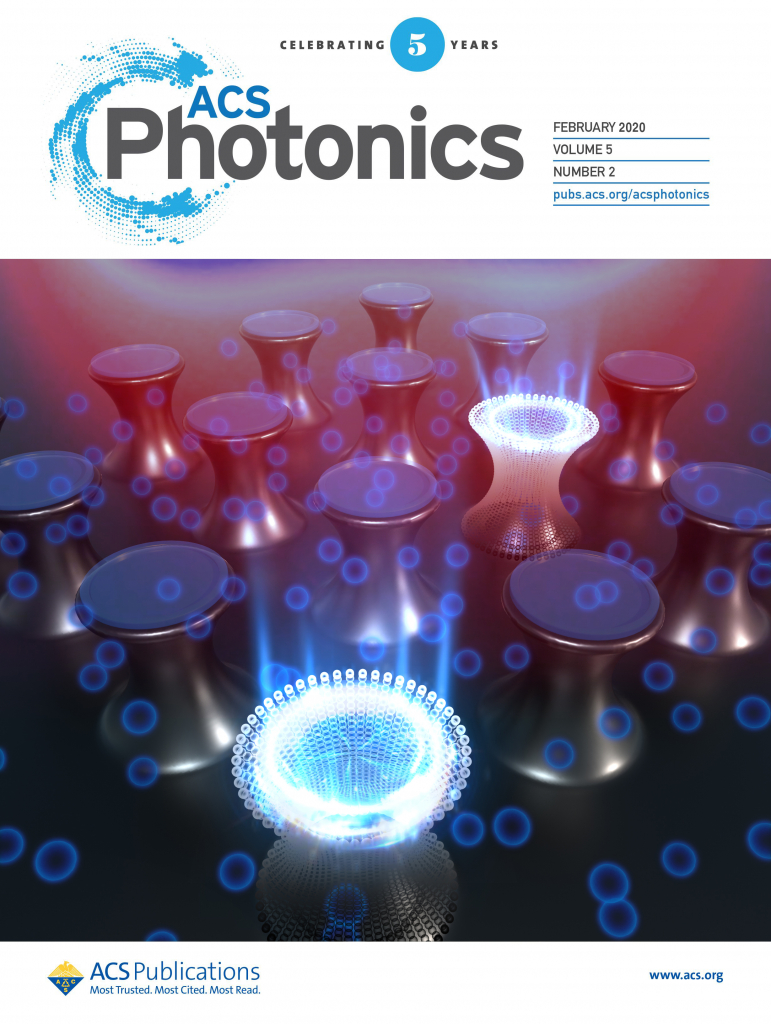 ACS Photonics journal cover/한국표준과학연구원 논문표지/논문표지디자인/논문커버디자인/논문커버/논문표지제작
